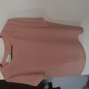 Casual corner vintage L silk top pink